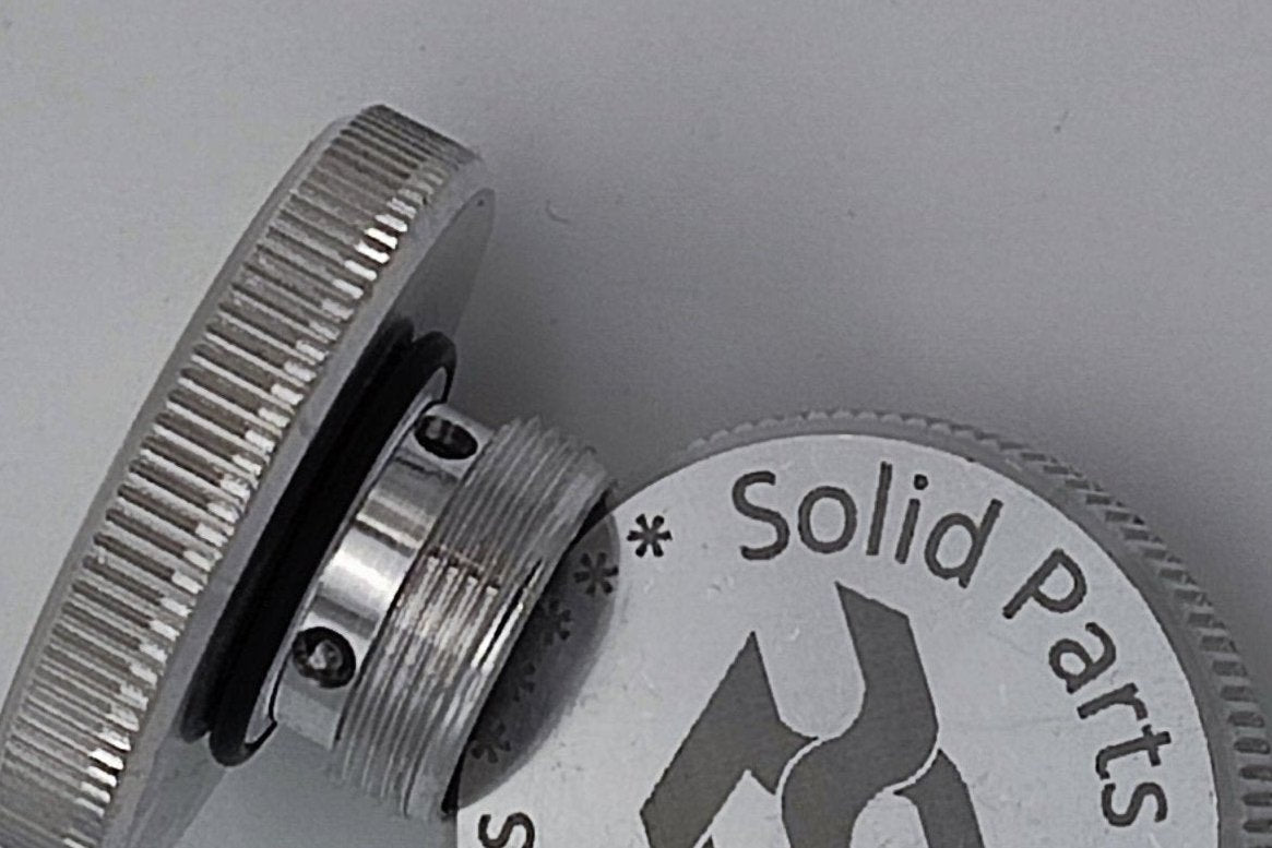 Ablaßschraube Alu gerändelt für DellOrto Vergaser