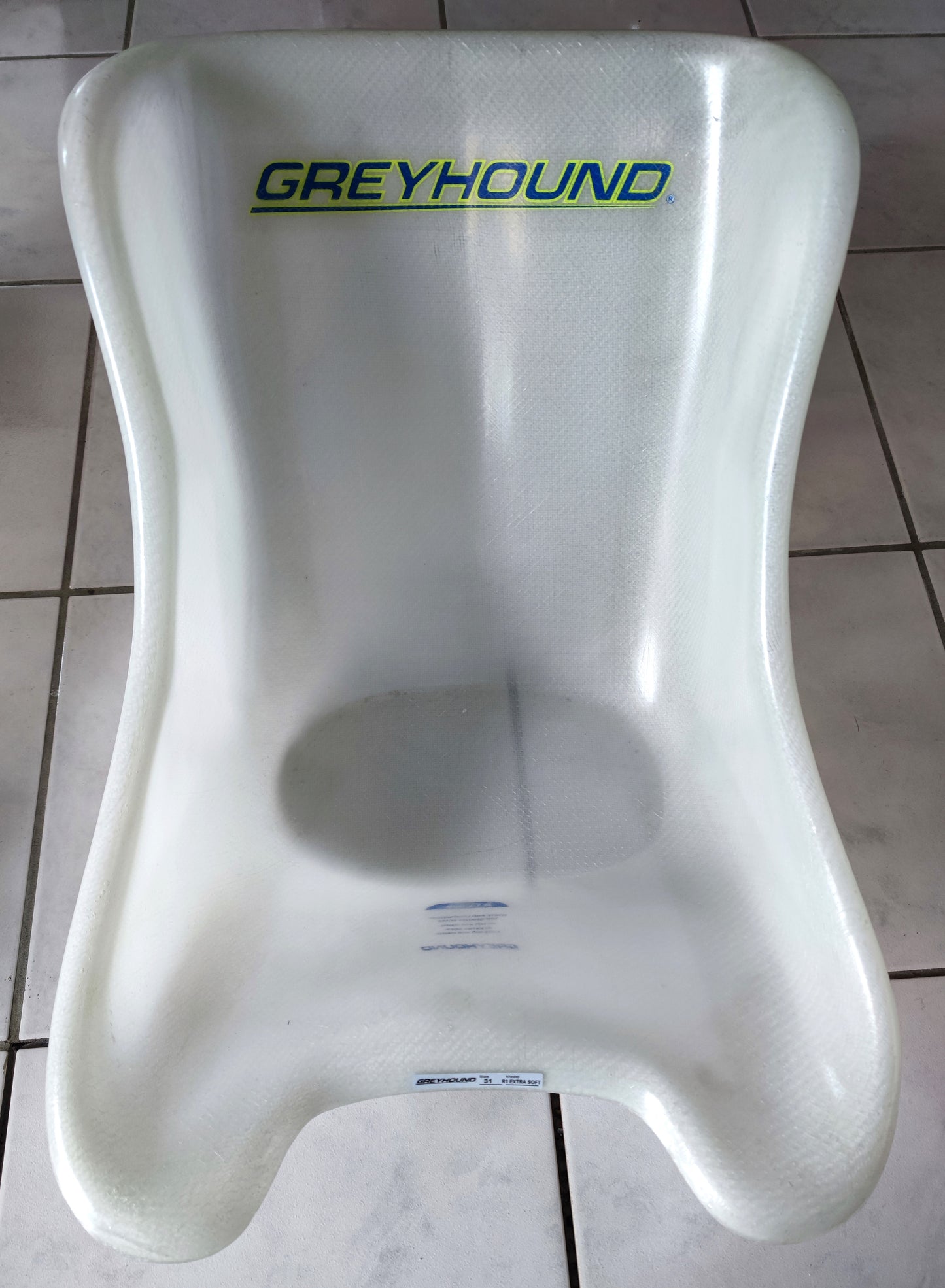 Kartsitz Greyhound RACING SEAT, R1 EXTRA SOFT inkl. Sitzeinbauhile