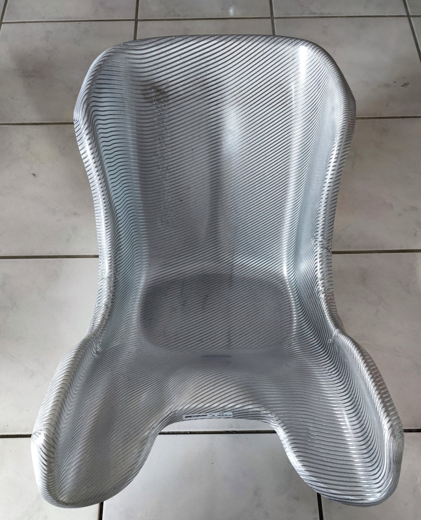 Kartsitz Greyhound RACING SEATS , NEW SILVER 2020 inkl. Sitzeinbauhilfe