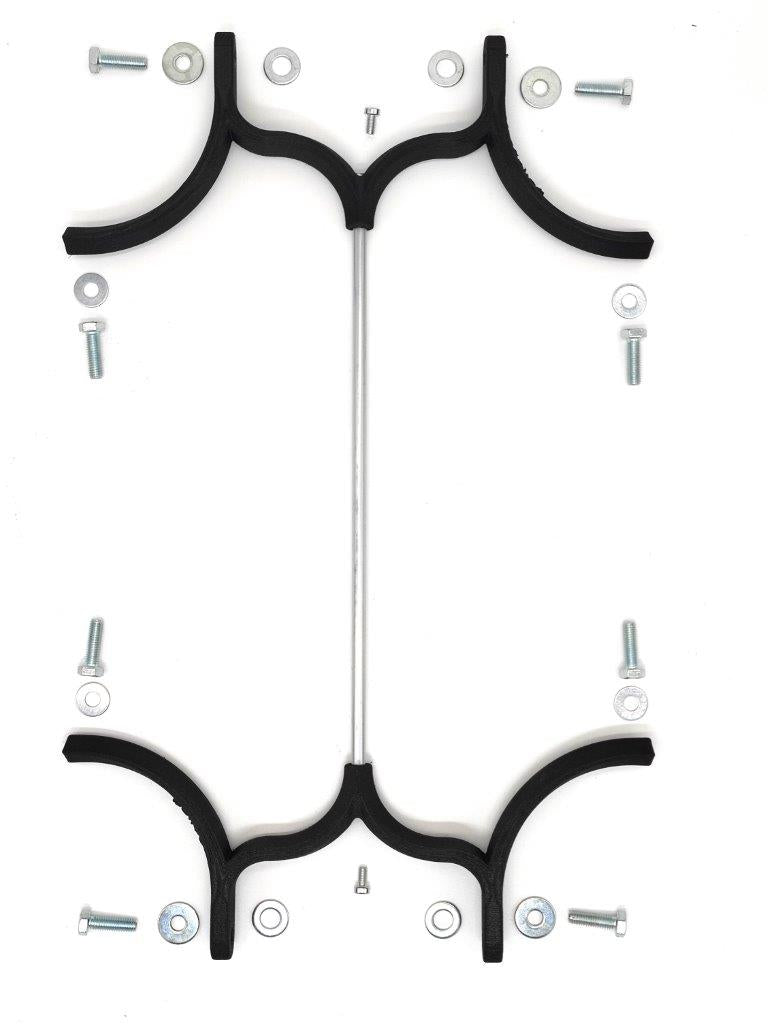 M-Support, Halter für Kühlerabdeckung X30 mit NEUEM Kühlerhalter