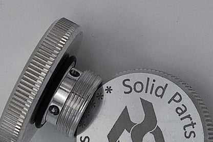 Ablaßschraube Alu gerändelt für DellOrto Vergaser