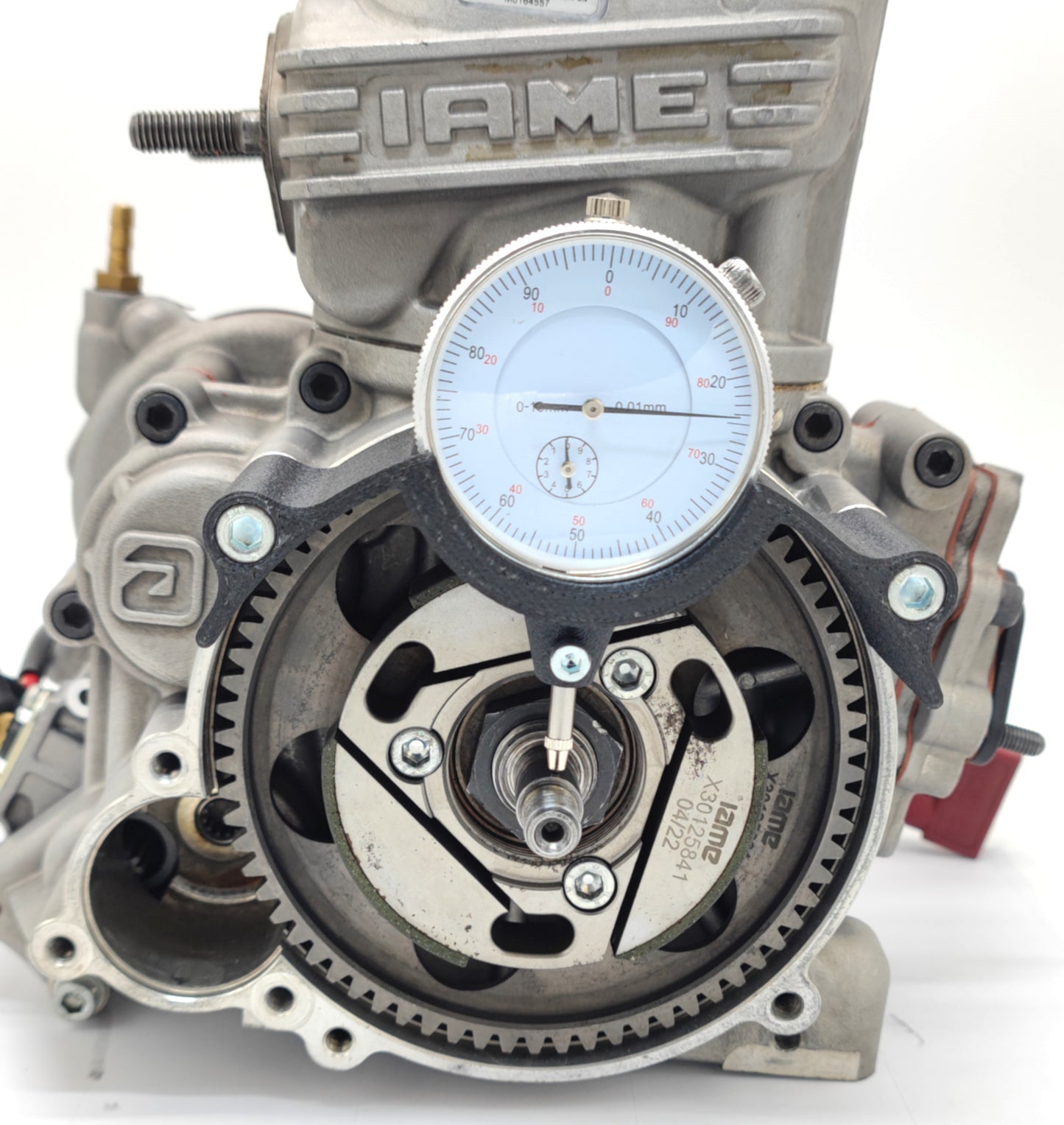 Messuhr Halter Kurbelwelle IAME X30