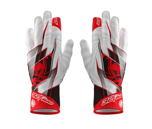 Handschuhe -rot/weiß